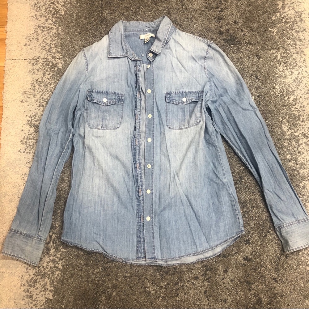 J. Crew jean button down shirt